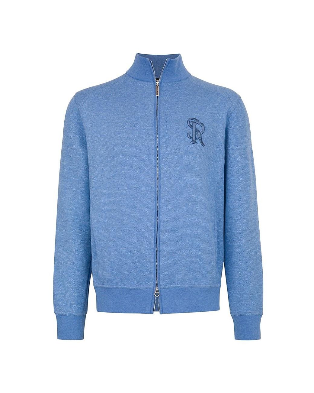Stefano Ricci Zip-up Jogging Sweatshirt in Blue for Men | Lyst