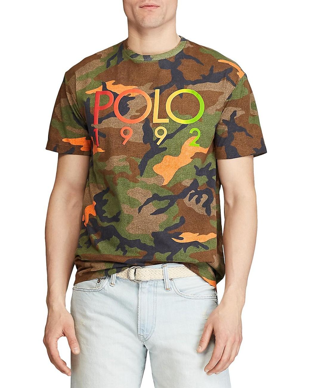 Polo Ralph Lauren Cotton Polo 1992 Camo T-shirt for Men | Lyst
