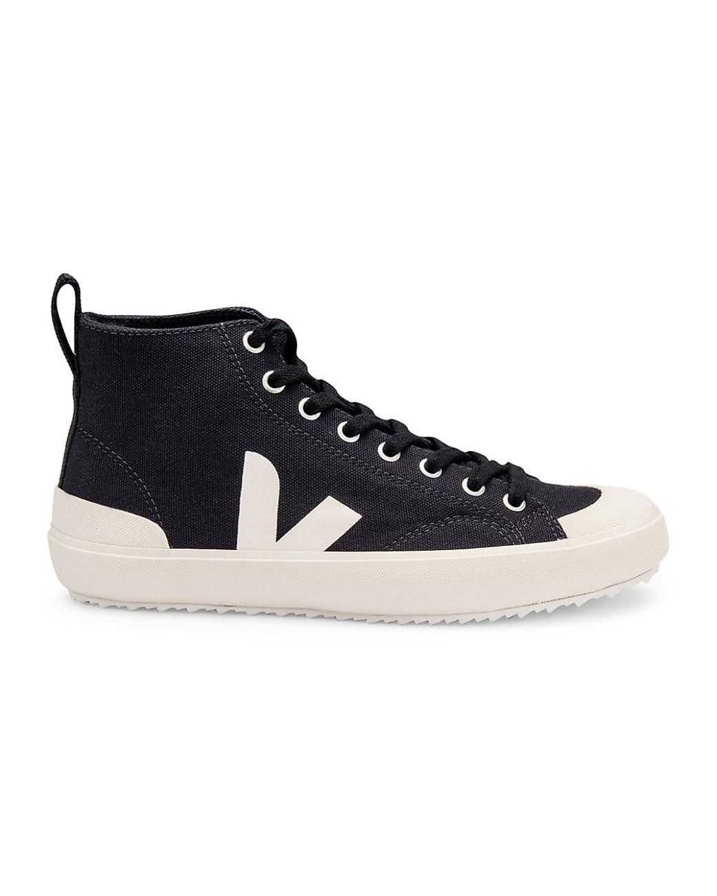 Veja Nova Hightop Canvas Sneakers in Black for Men Lyst