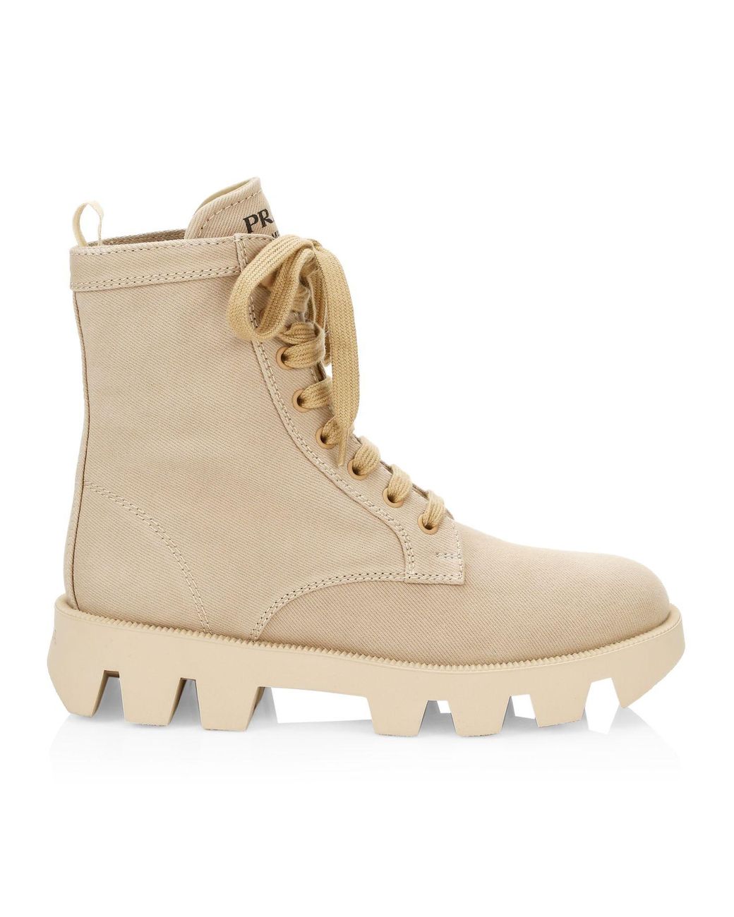 prada canvas hiker boots