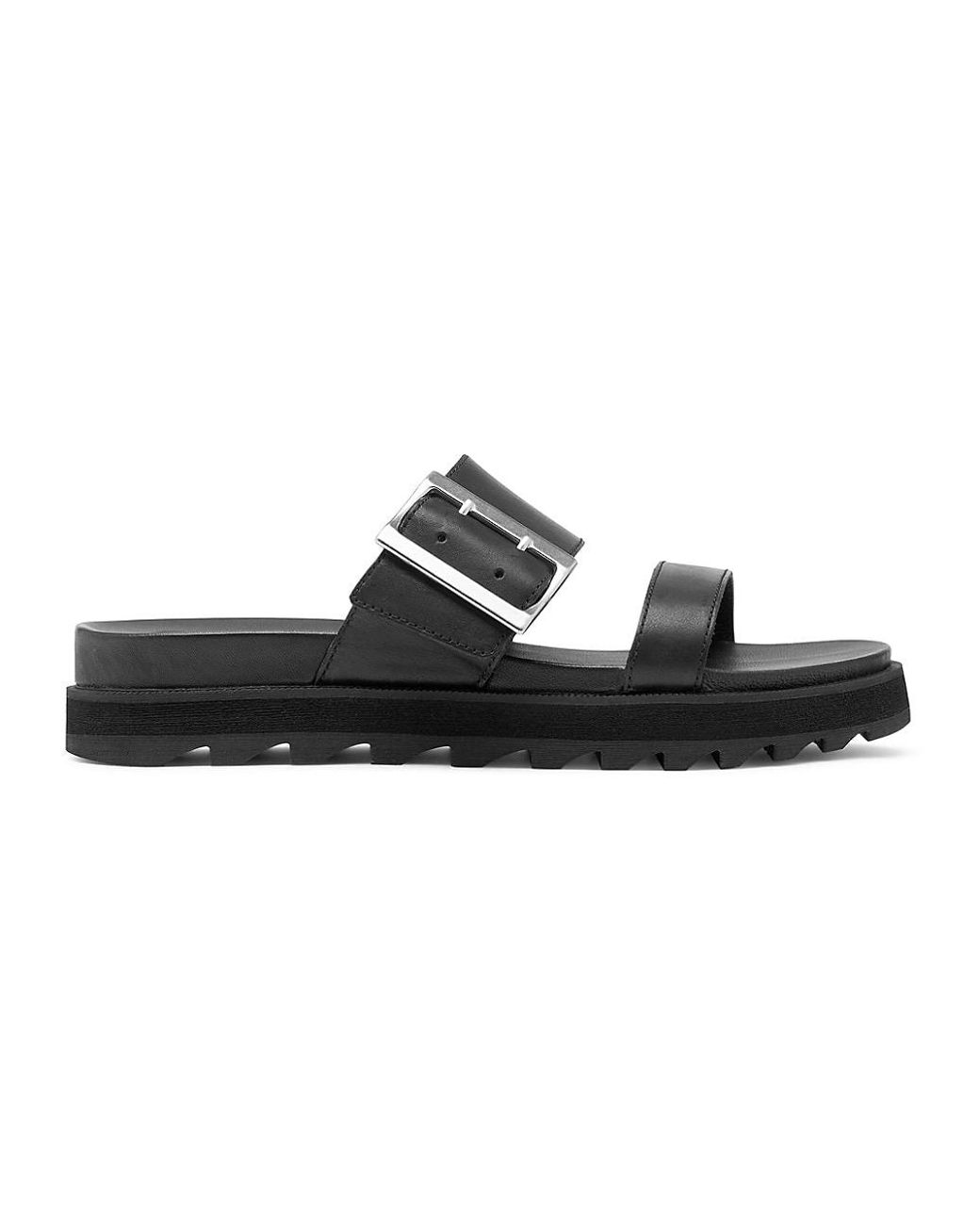 sorel roaming leather slide