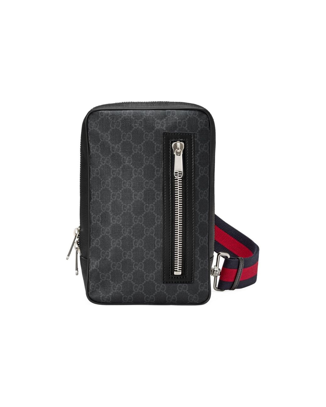 Gucci GG Supreme Coated Backpack - Black - Backpacks