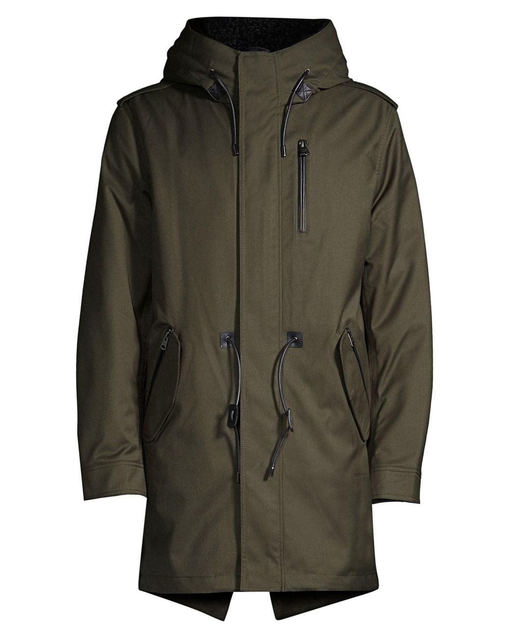 Mackage Synthetic Moritz Military Parka in Green for Men - Lyst