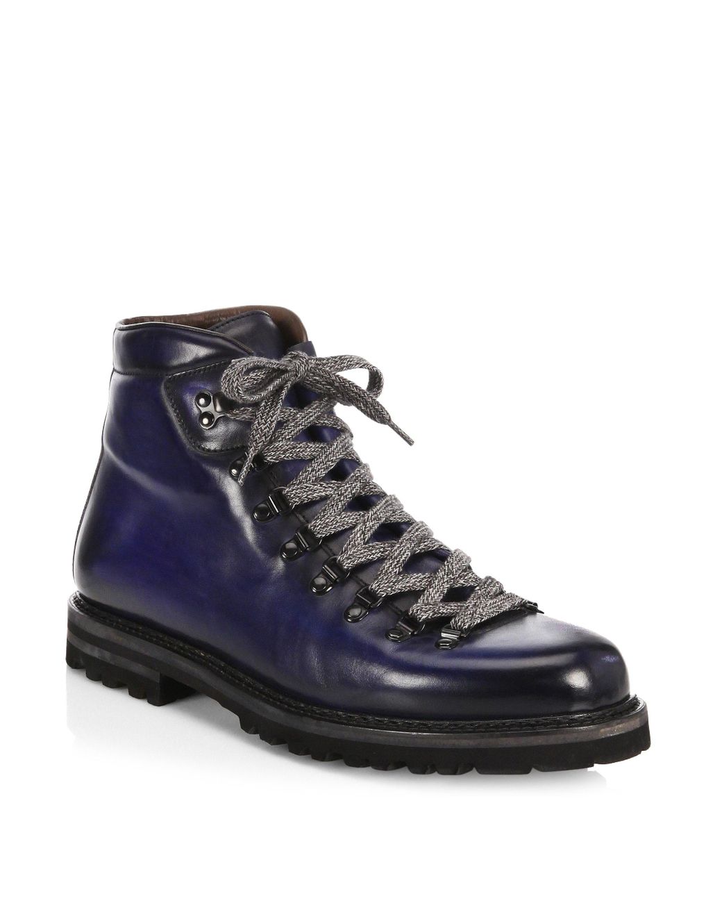 Magnanni Lace-up Leather Hiking Boots 
