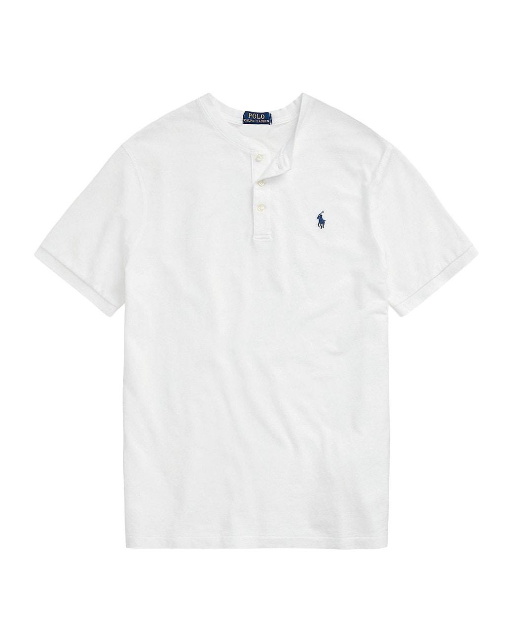 Polo Ralph Lauren Featherweight Mesh Short-sleeve Henley in White for ...