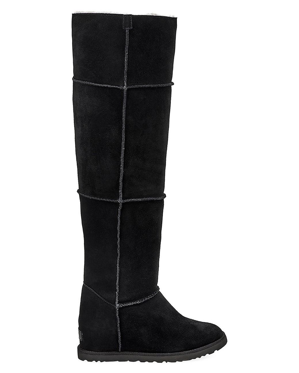 over the knee black uggs