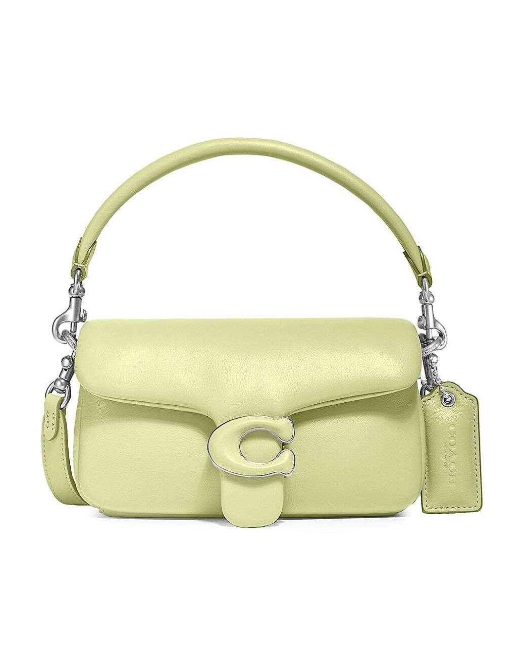 Coach Pillow Tabby 18 Leather Cross-body Bag - Ivory