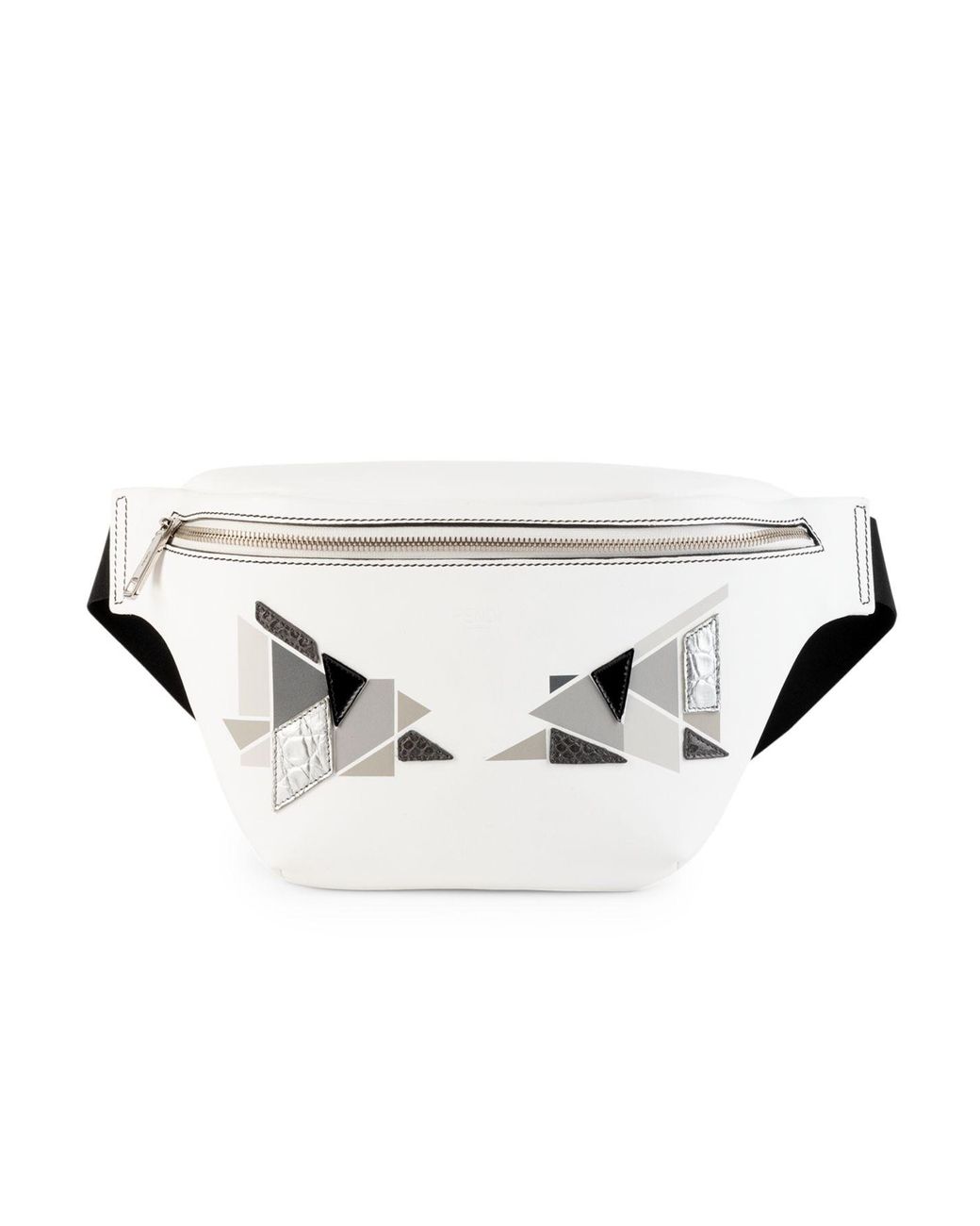 fendi white belt