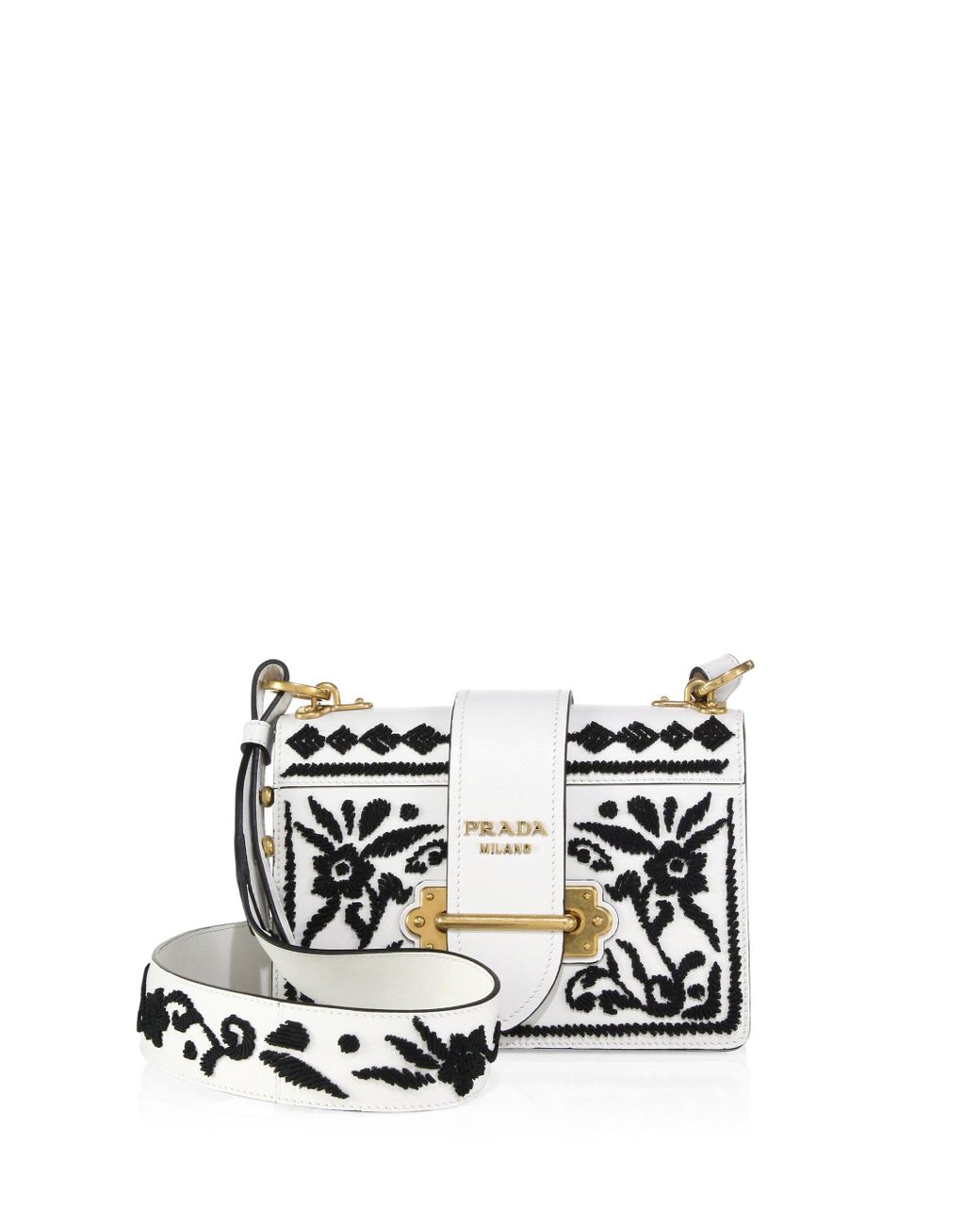 Madras Embroidered Cahier Bag | Lyst