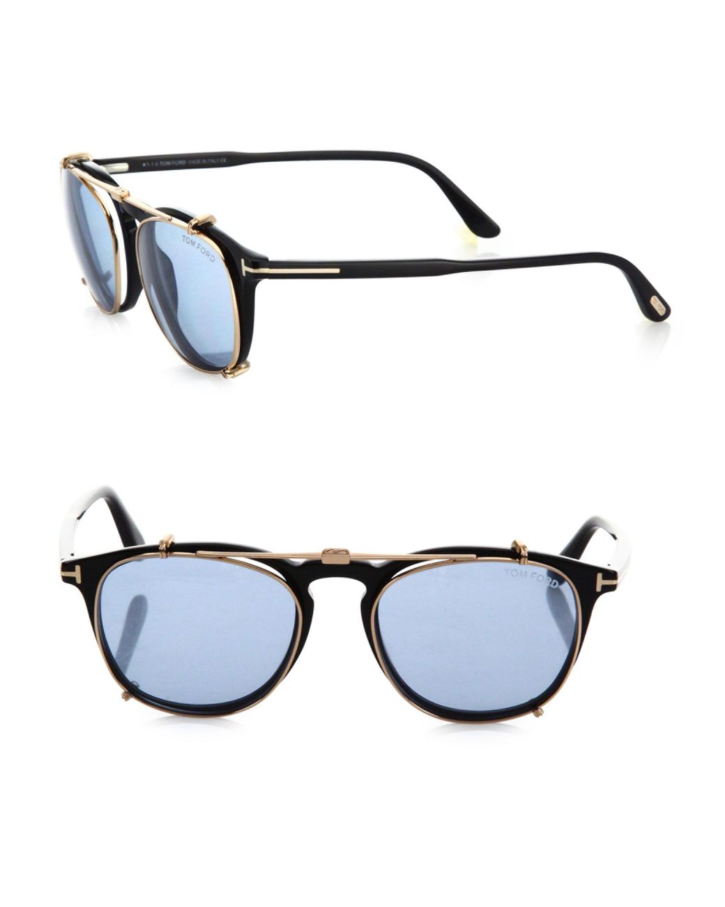 tom ford glasses with sunglass clip