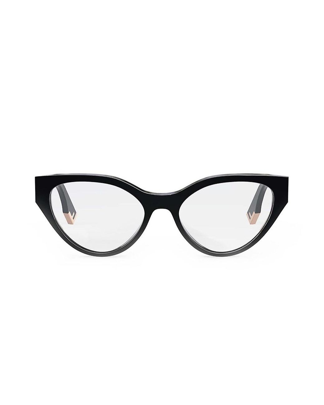 Fendi Way 53mm Cat Eye Optical Glasses in Black | Lyst