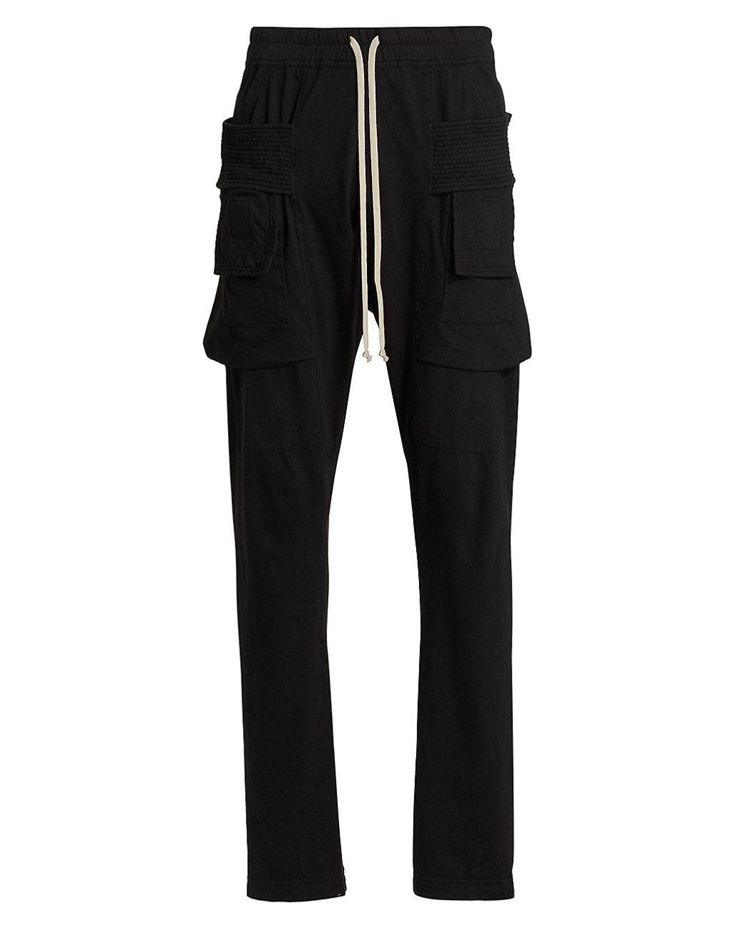 Rick Owens DRKSHDW Creatch Cargo Pants in Black for Men | Lyst