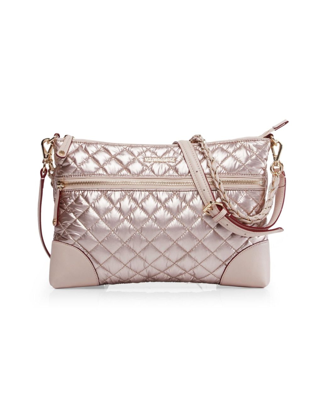 MZ Wallace Synthetic Quilted Rose Gold 
