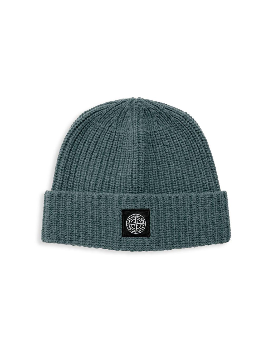 stone island patch beanie