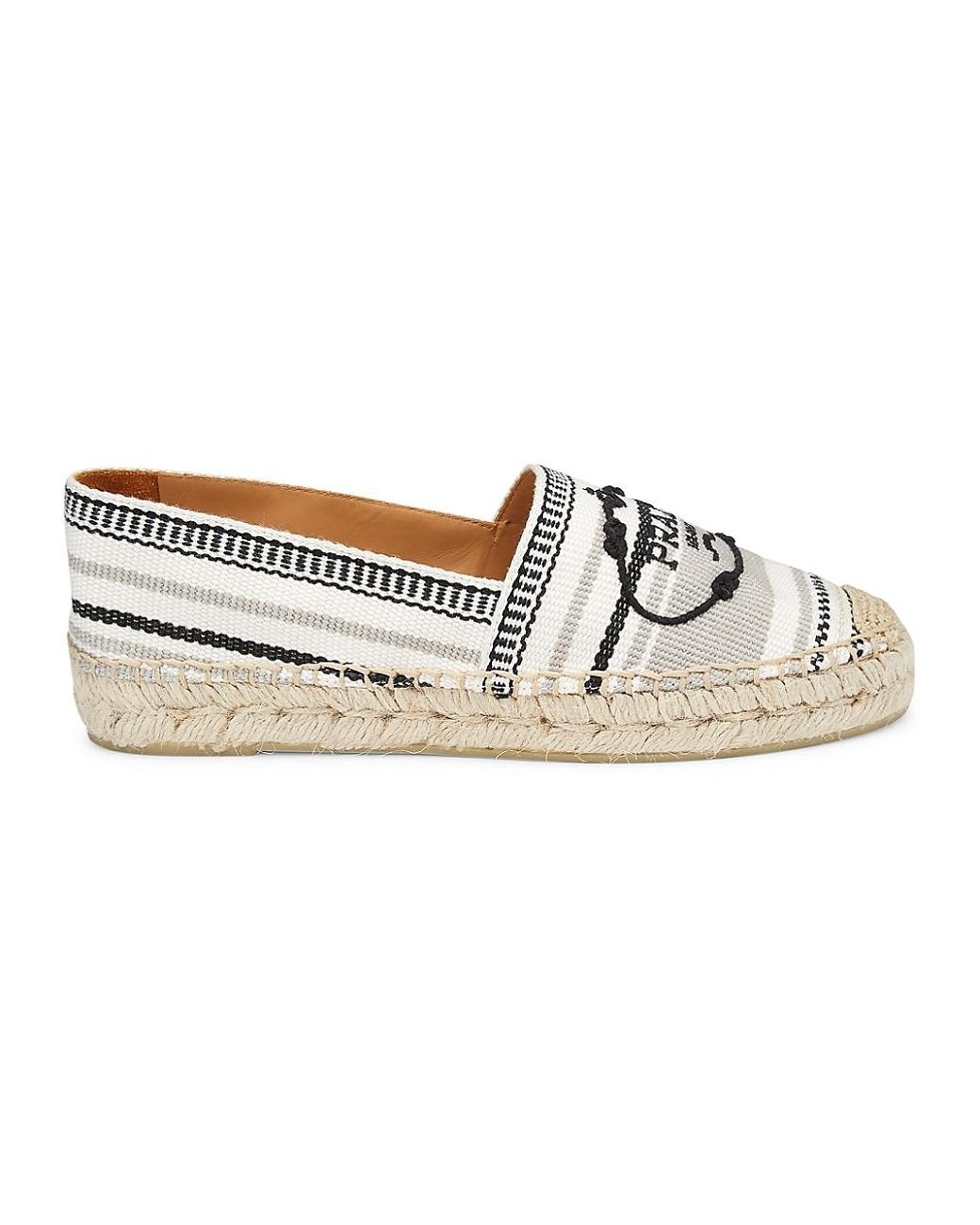 prada logo espadrilles