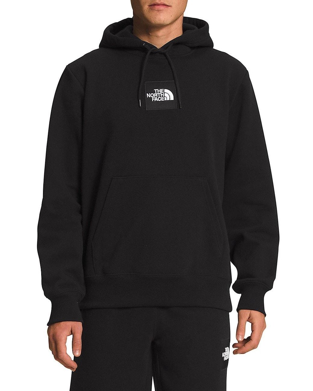 The North Face Heavyweight Box Oversize Hoodie in Black for Men | Lyst
