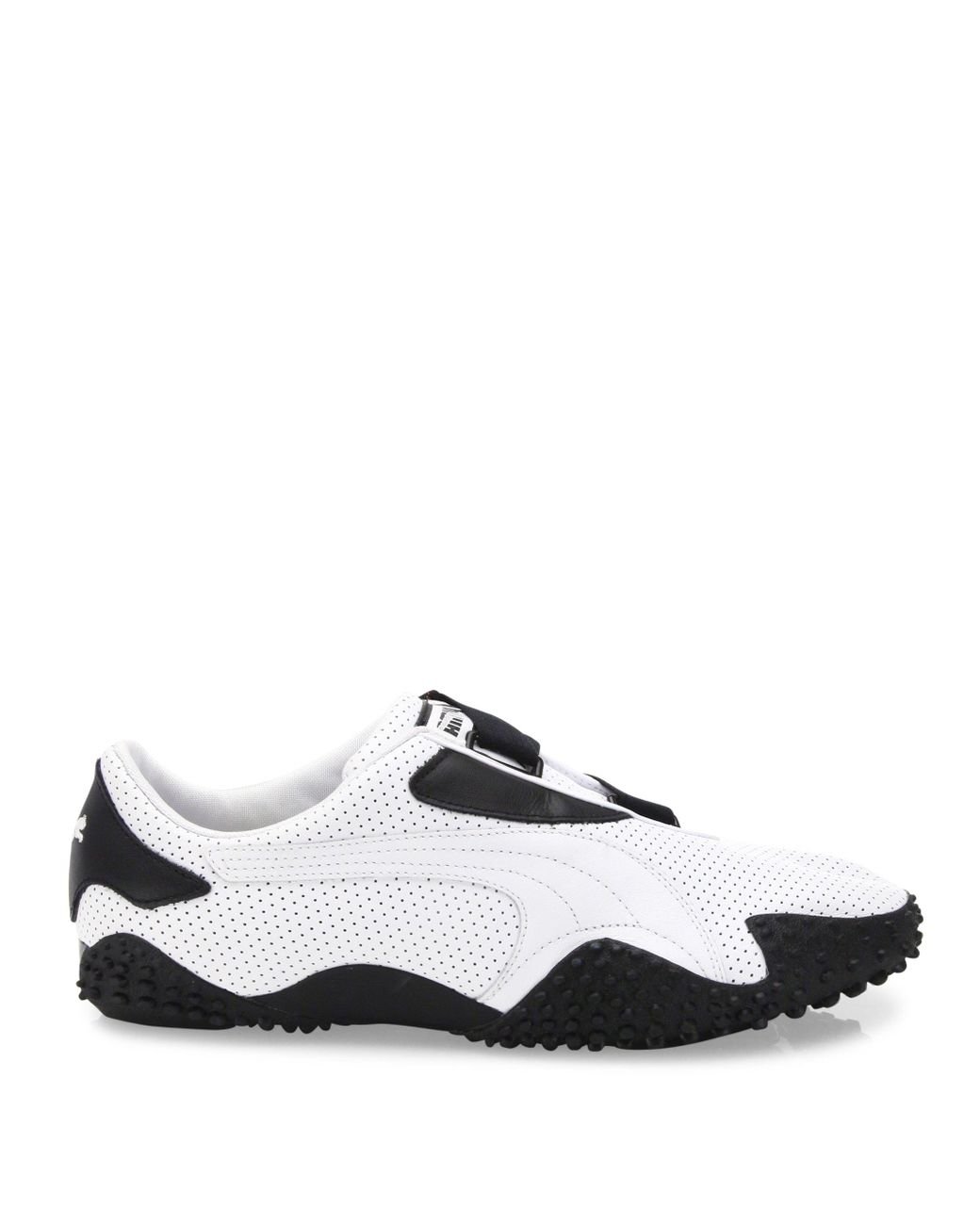 cobertura otoño suspender PUMA Mostro Perforated Leather Sneakers in White for Men | Lyst