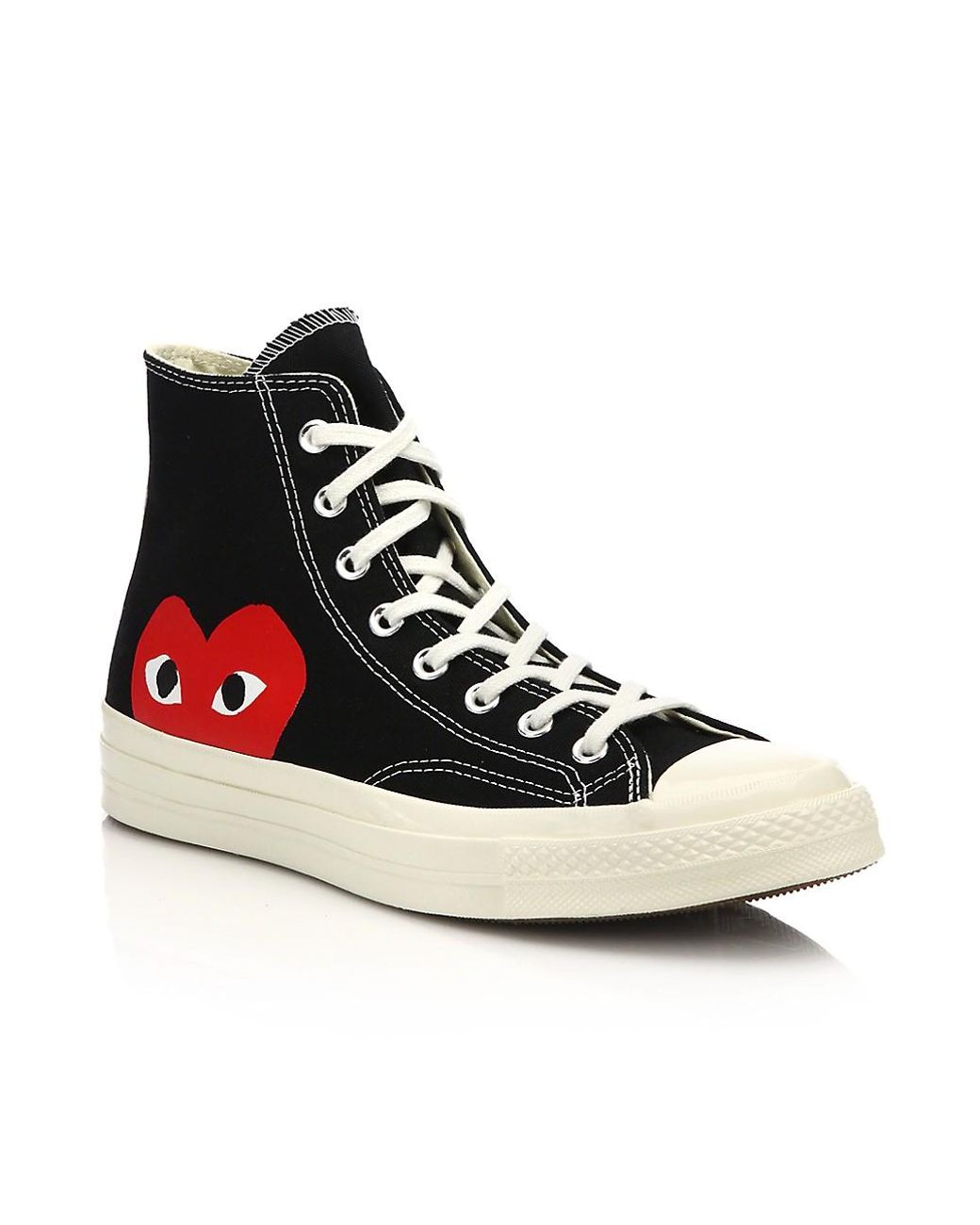 black converse high tops heart