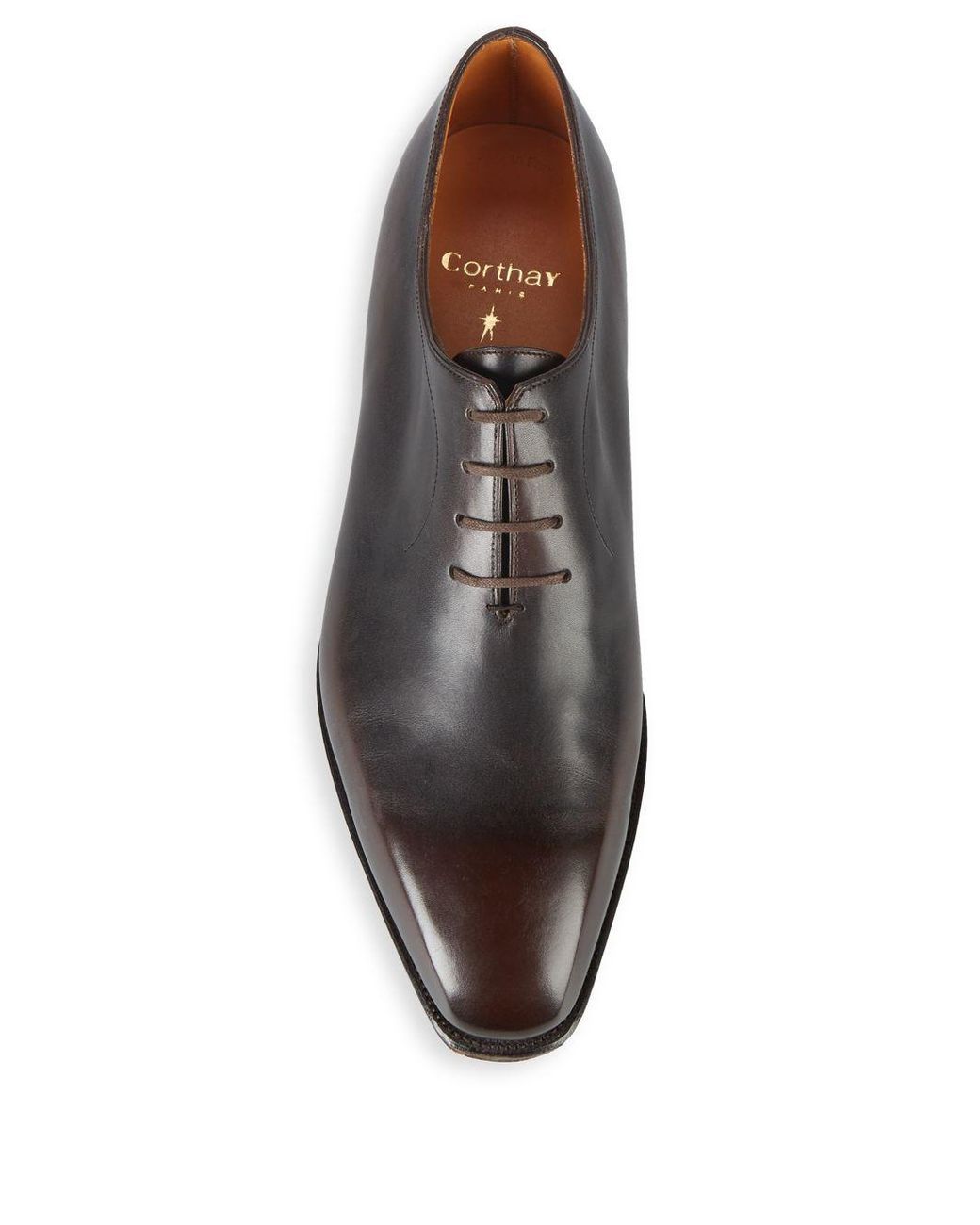 Corthay Casanova Leather Oxfords in Brown for Men | Lyst