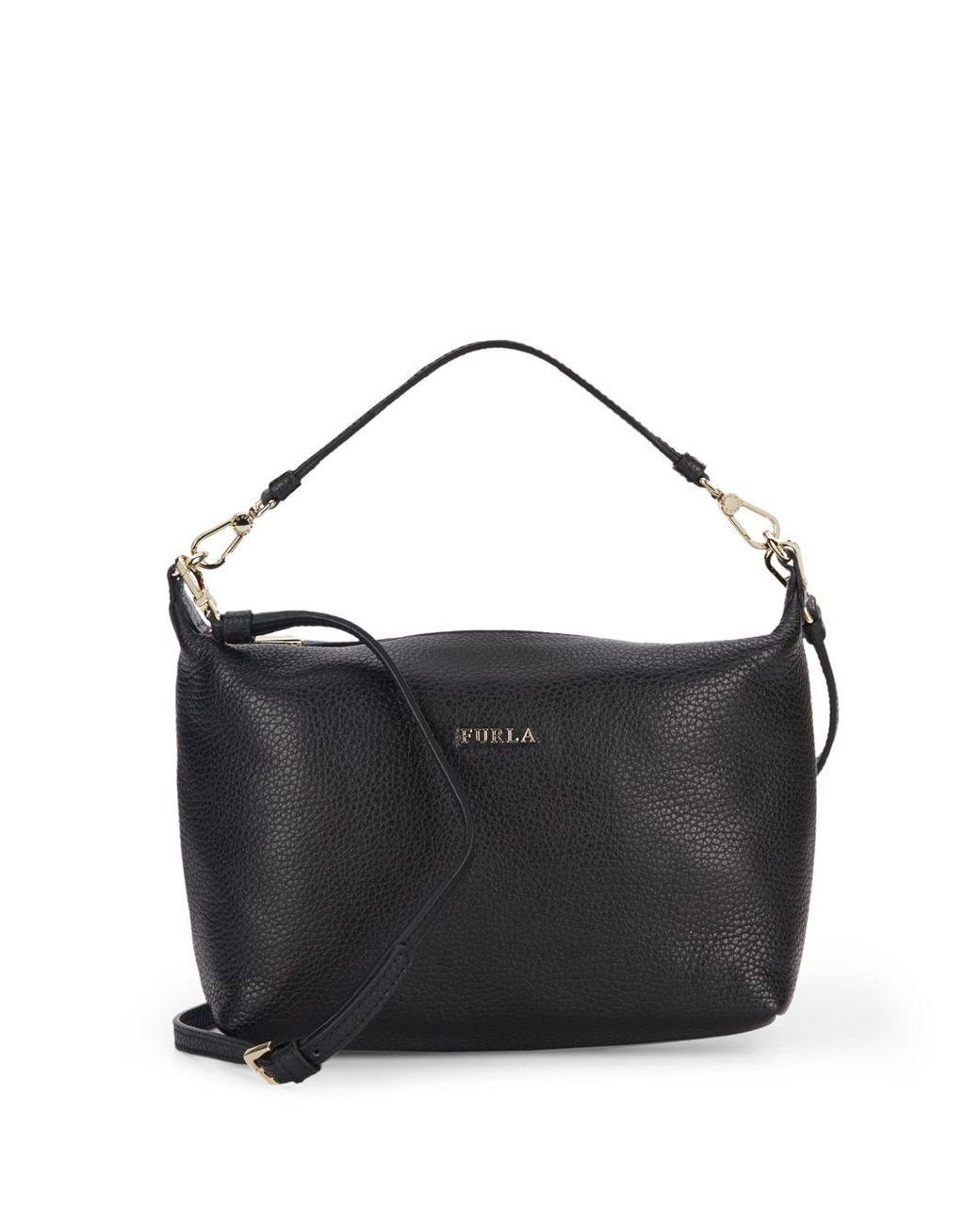 Furla Sophie Xl Leather Crossbody Bag in Black Lyst