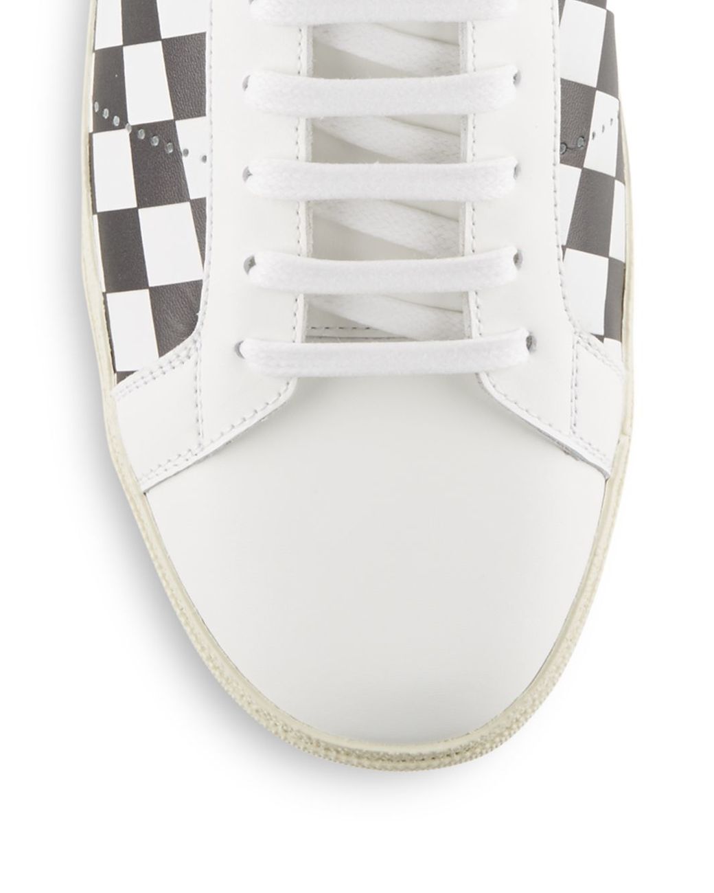 ysl checkered sneakers