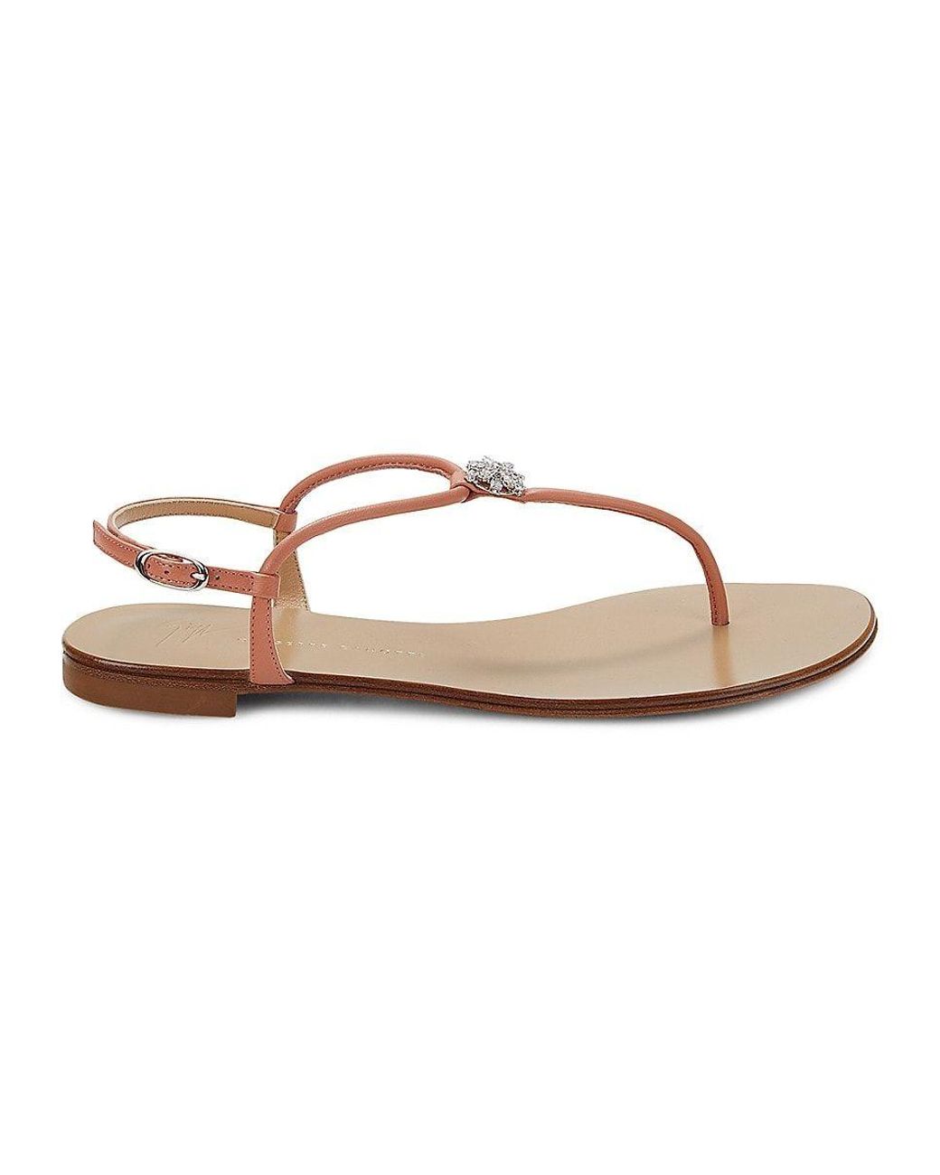 Giuseppe zanotti deals gold flat sandals