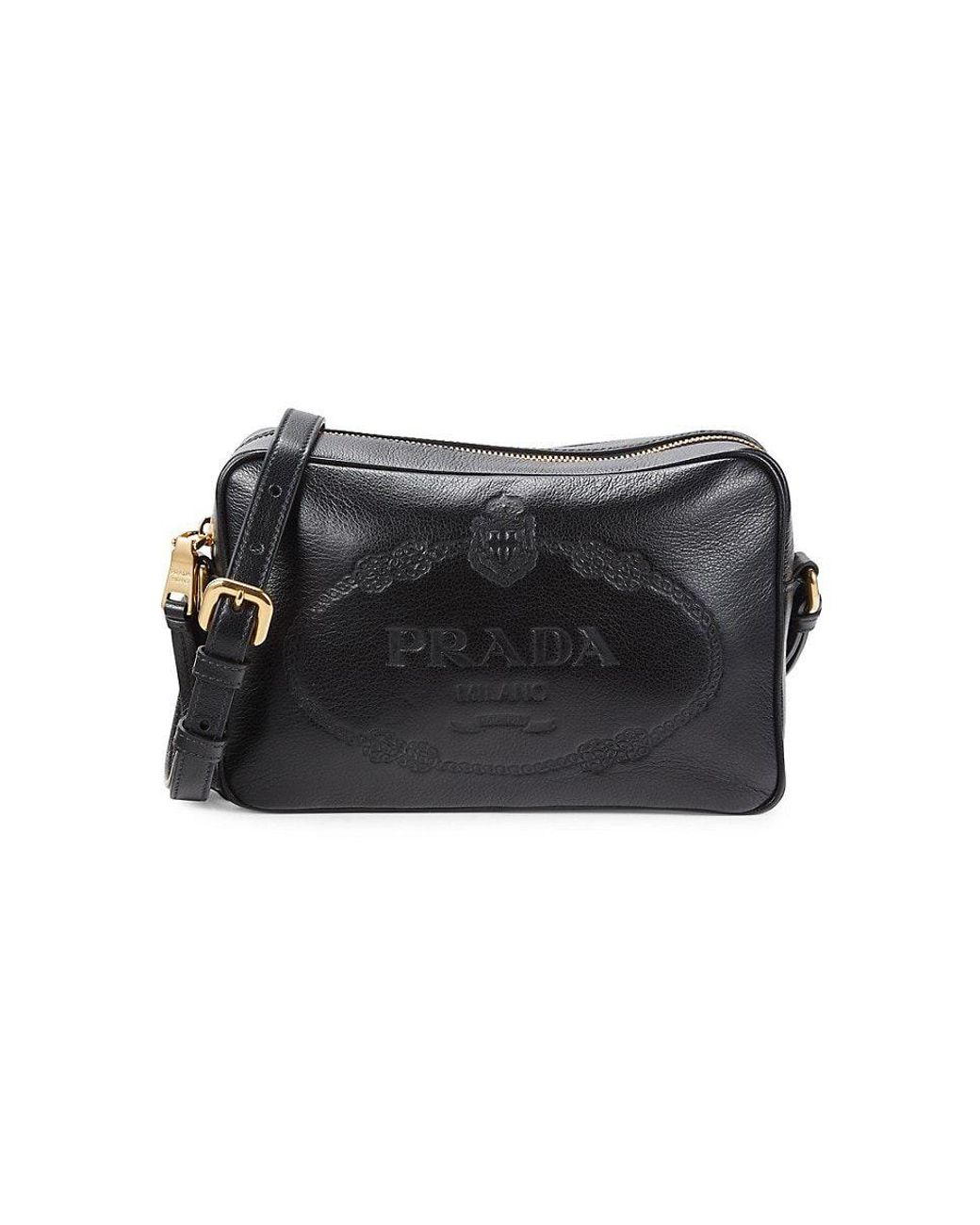 Prada Crossbody Double Zip Bandoliera Black Nylon Nwt