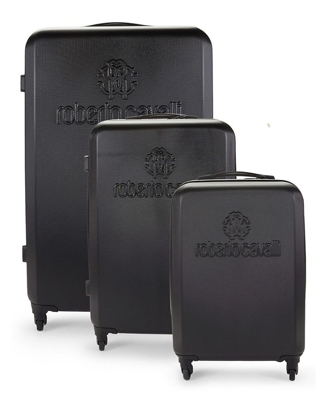 Roberto Cavalli 3piece Carryon & luggage Set in Black Lyst