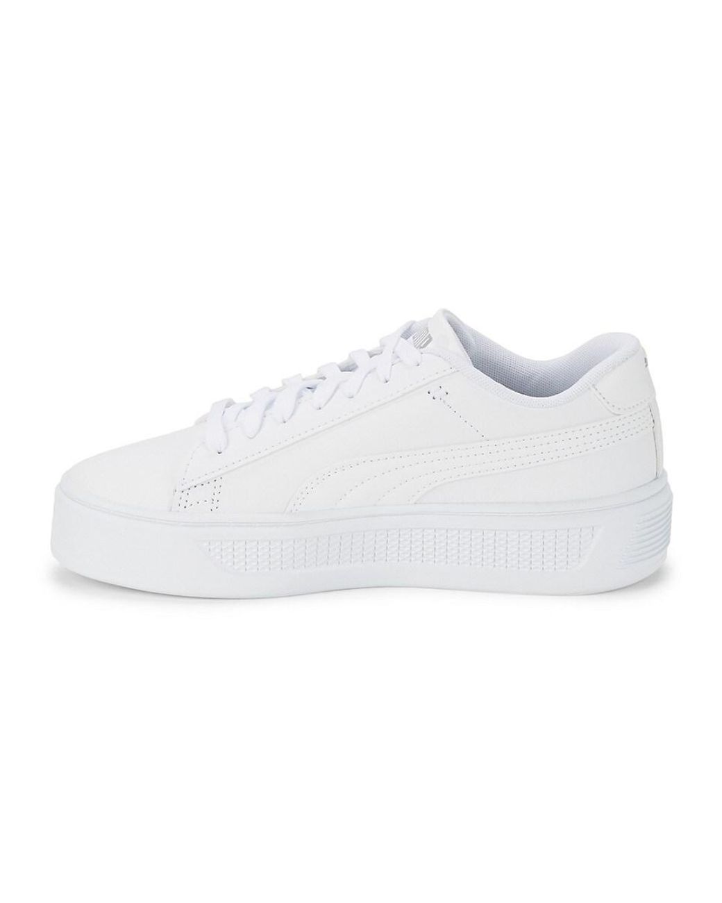 PUMA Smash Platform V3 Sneakers in White Lyst UK