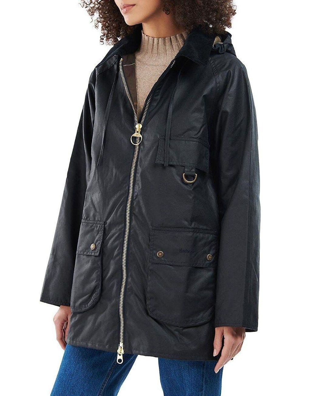 Barbour Highclere Wax Jacket in Black Lyst