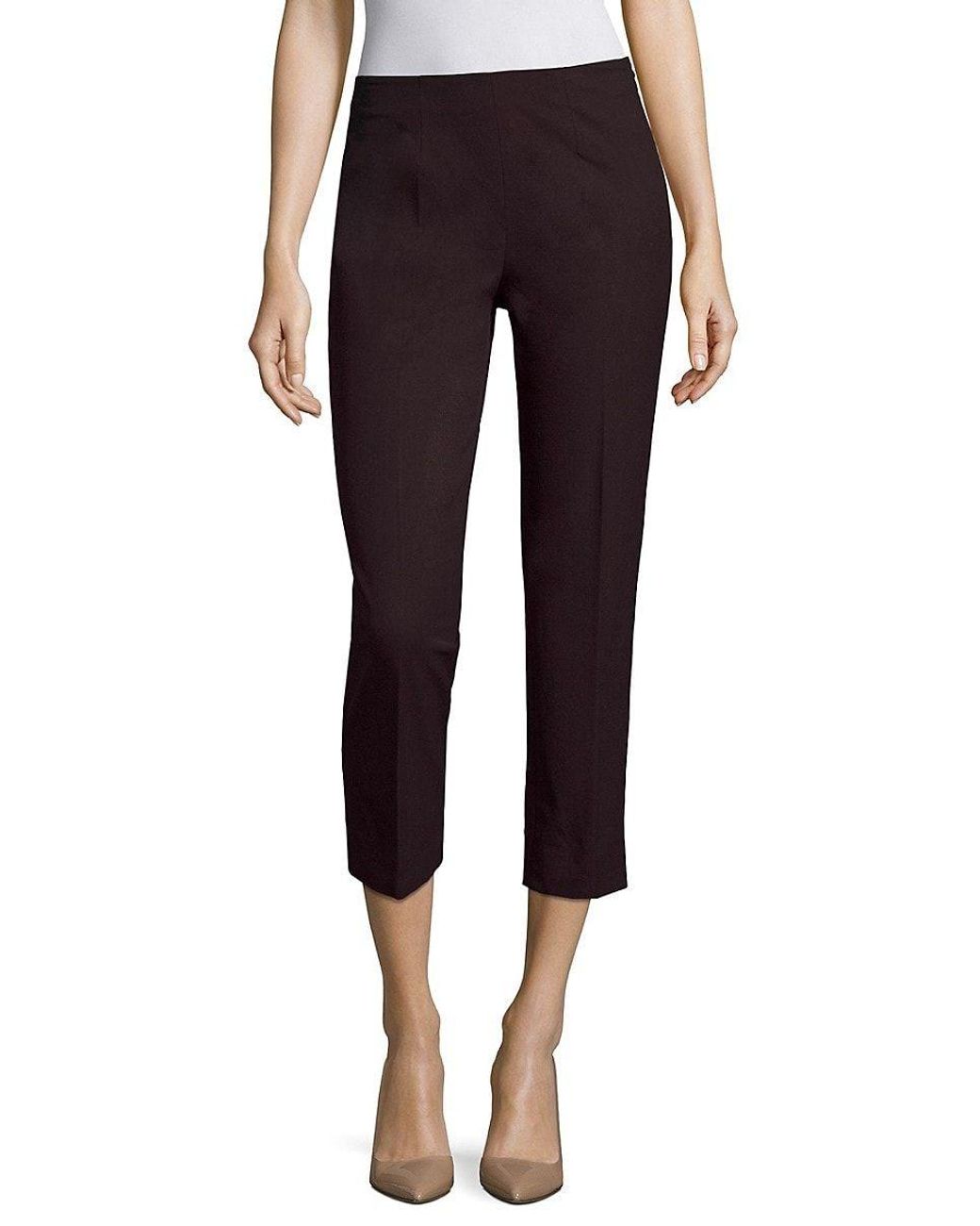 Piazza Sempione Audrey Cropped Pants in Purple | Lyst