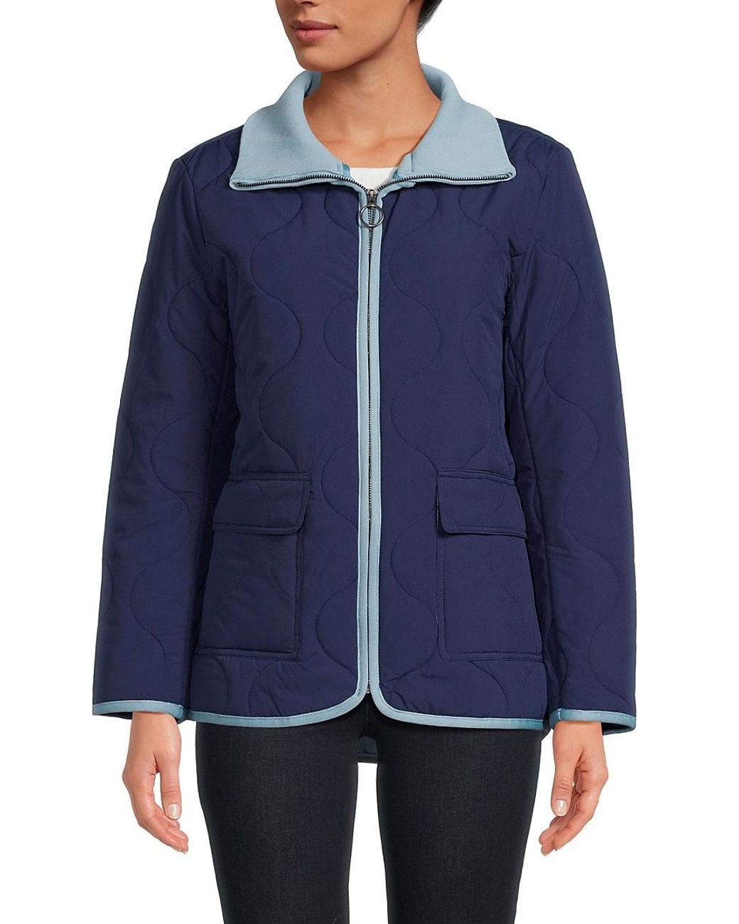 Ellen tracy shop quilted jacket