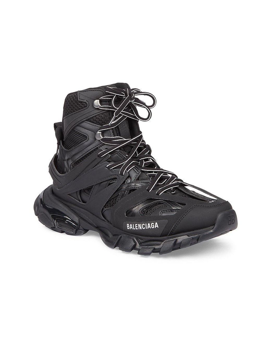 Balenciaga Track Hike Boots in Black for Men | Lyst