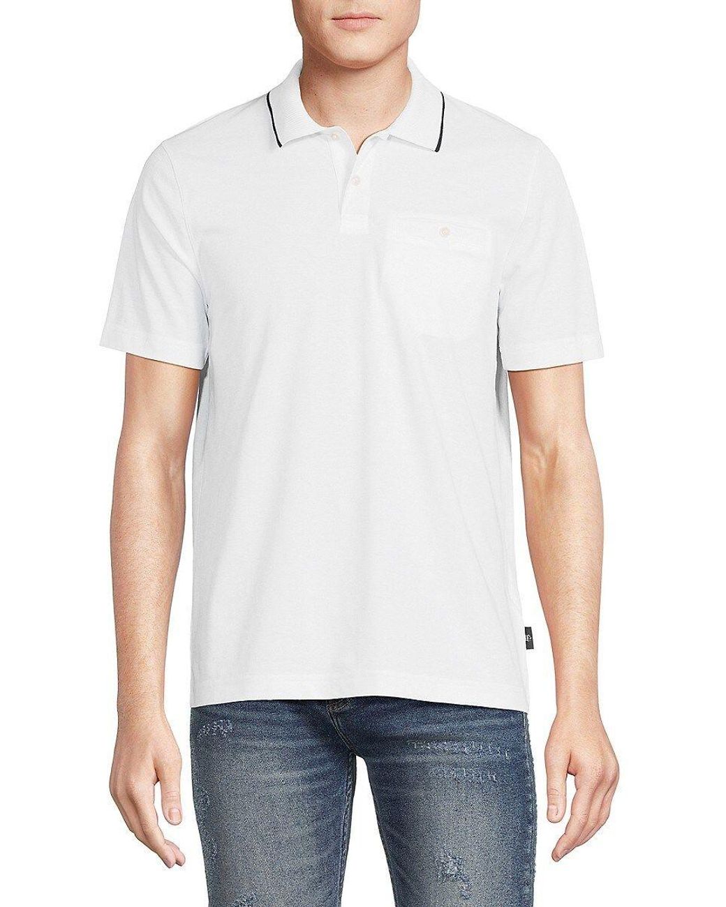 ted baker white polo shirt