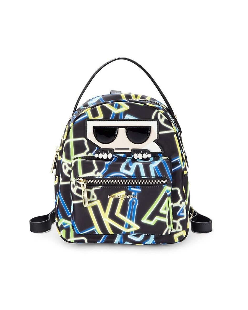 Karl Lagerfeld Small Amour Striped Backpack Lyst