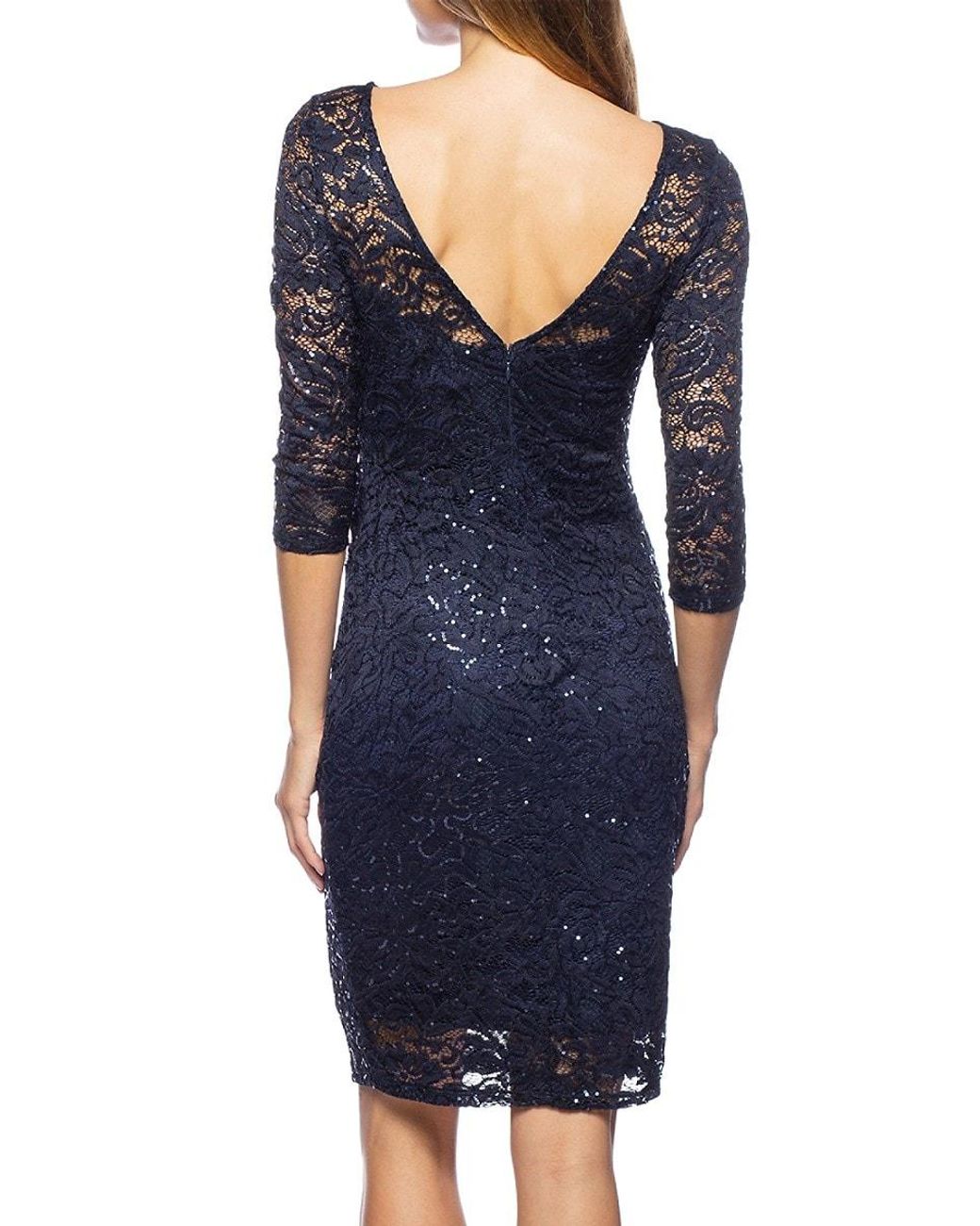 Marina sequin lace hot sale dress