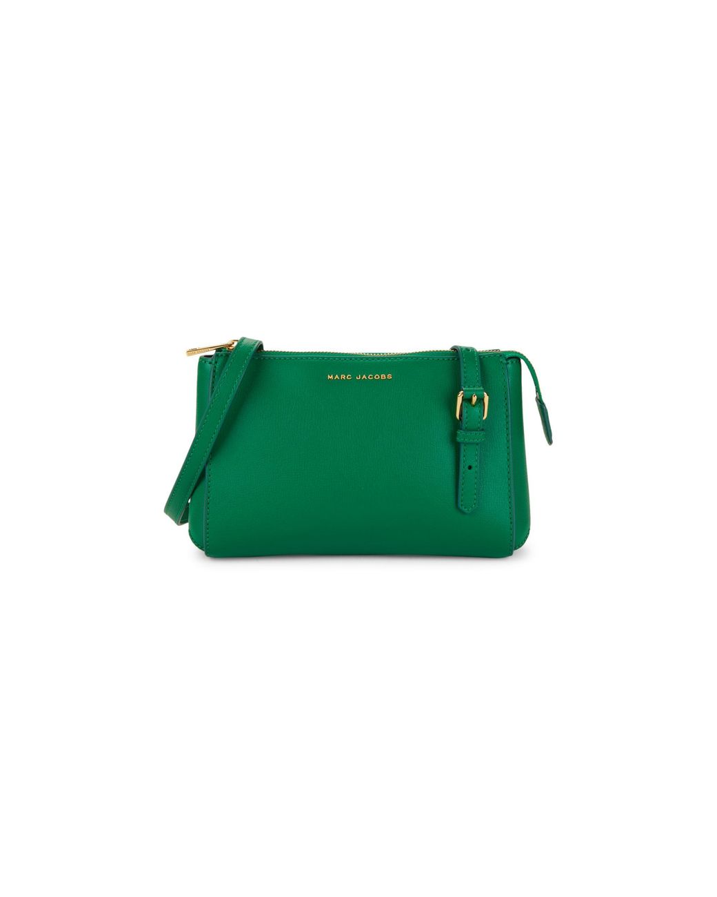 Snapshot leather crossbody bag Marc Jacobs Green in Leather - 35806291