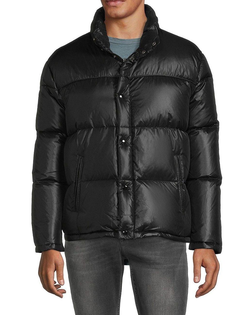 Saint Laurent Doudoune Oversized Down Puffer Jacket in Black for Men | Lyst