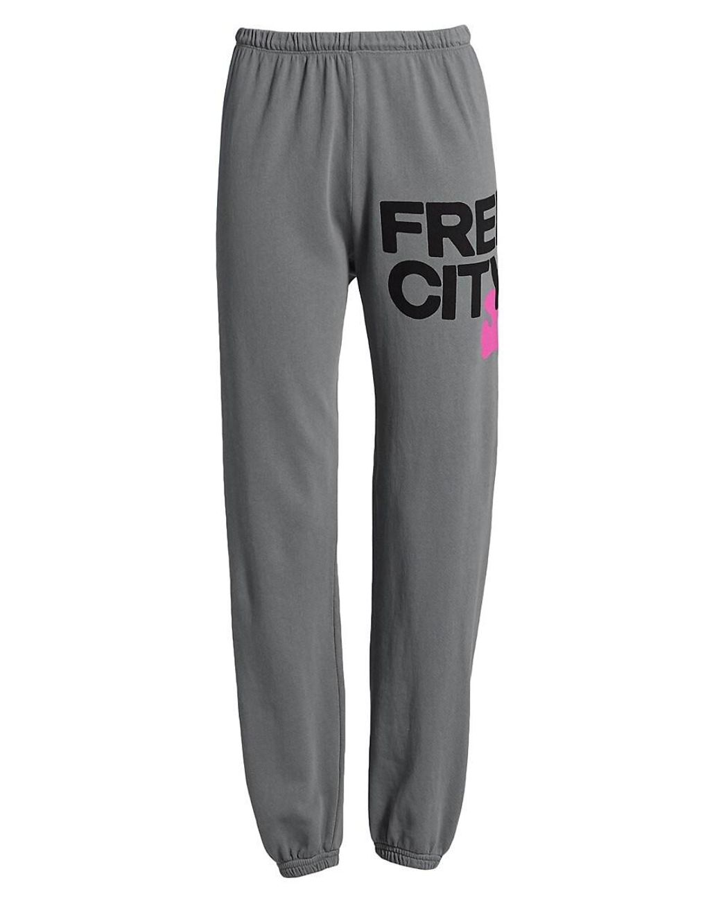 Freecity Logo Sweatpants in Pink Lyst UK