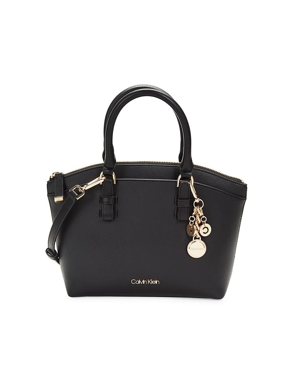 Calvin Klein Kasie Crossbody Top Handle Bag in Black Lyst