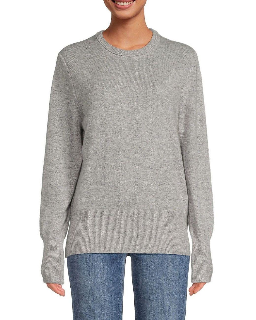 Equipment Sanni Cashmere Sweater in Gray | Lyst