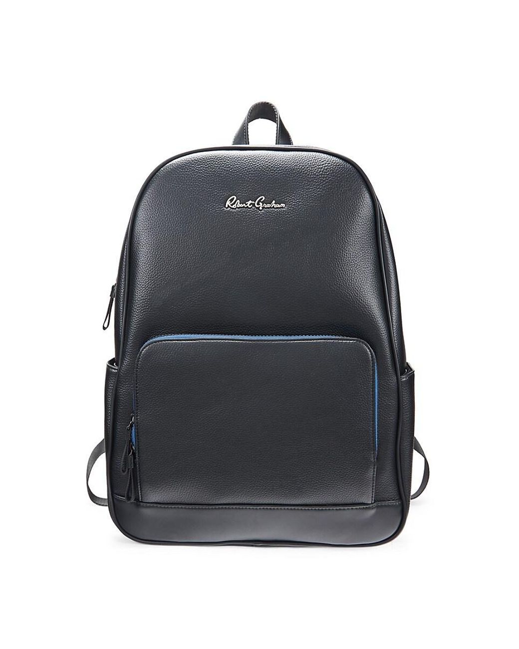 Robert Graham Floral Faux leather Backpack Bag in Black for Men