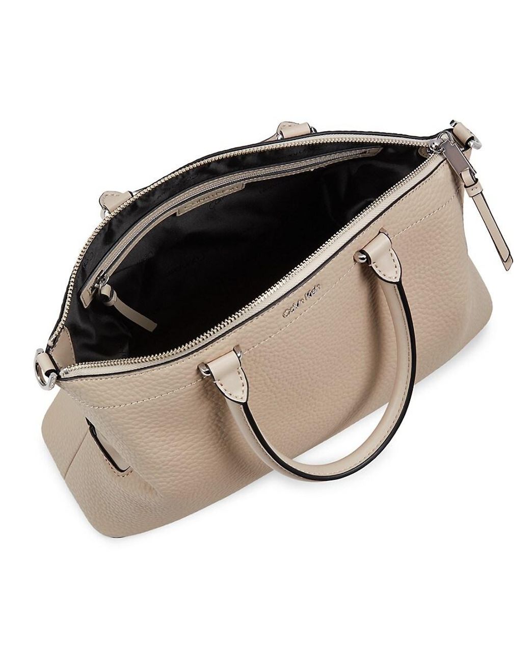 【レディース】  Cypress Two Way Satchely バッグ Calvin Klein Cypress 2 in 1 Top Zip Crossbody: Handbags