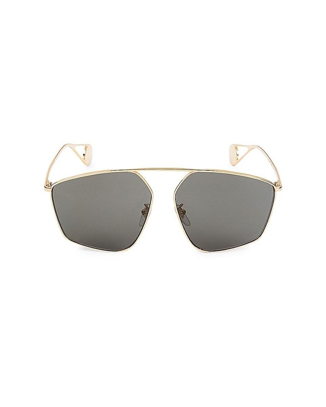 gucci geometric sunglasses
