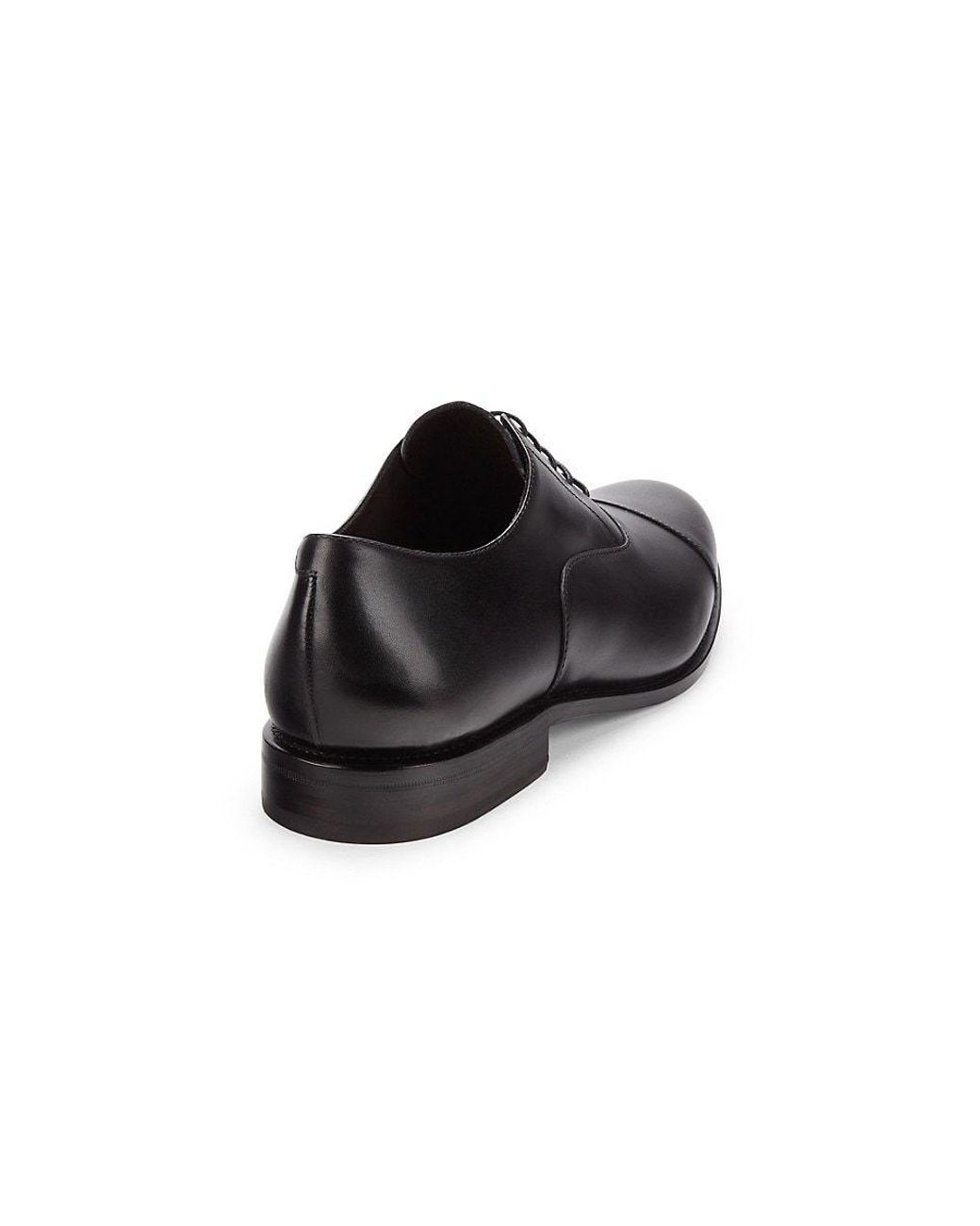 Nettleton Raul Cap Toe Leather Oxford Shoes in Black for Men | Lyst