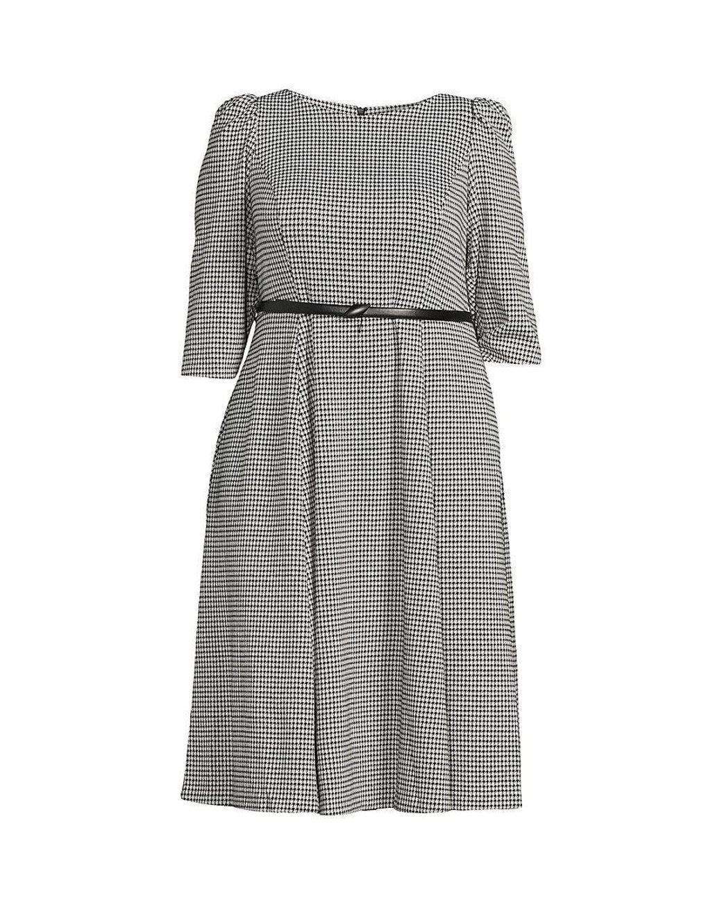 Calvin klein cheap houndstooth dress