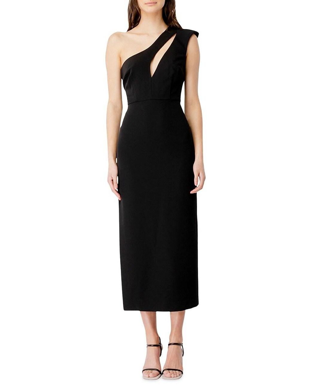 Bardot Aveline Cutout One-shoulder Dress in Black | Lyst