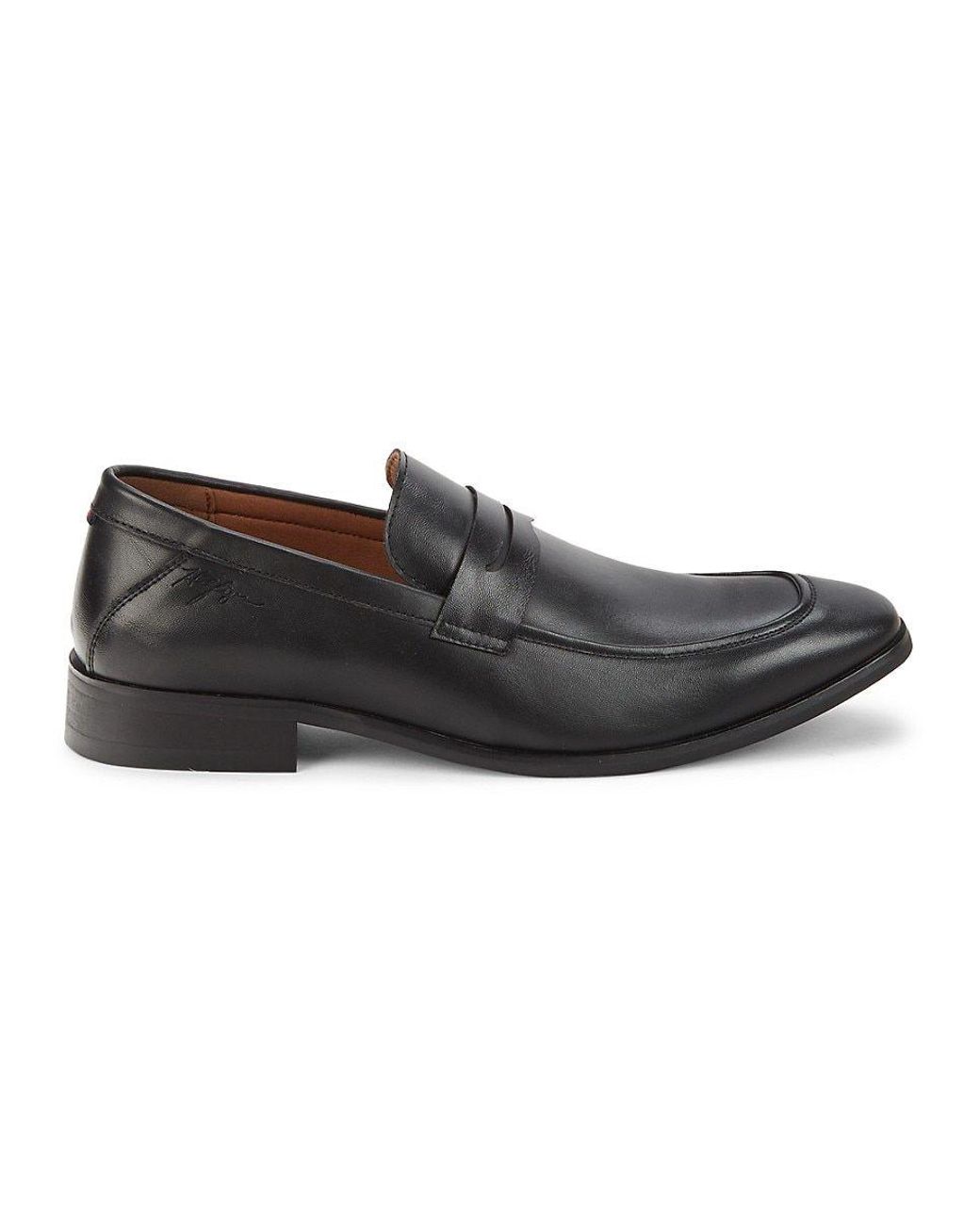 Tommy Hilfiger Simol Penny Loafers in Black for Men | Lyst