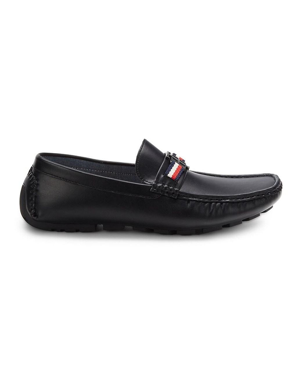 Tommy Hilfiger Tmatino Driving Loafers in Black for Men | Lyst