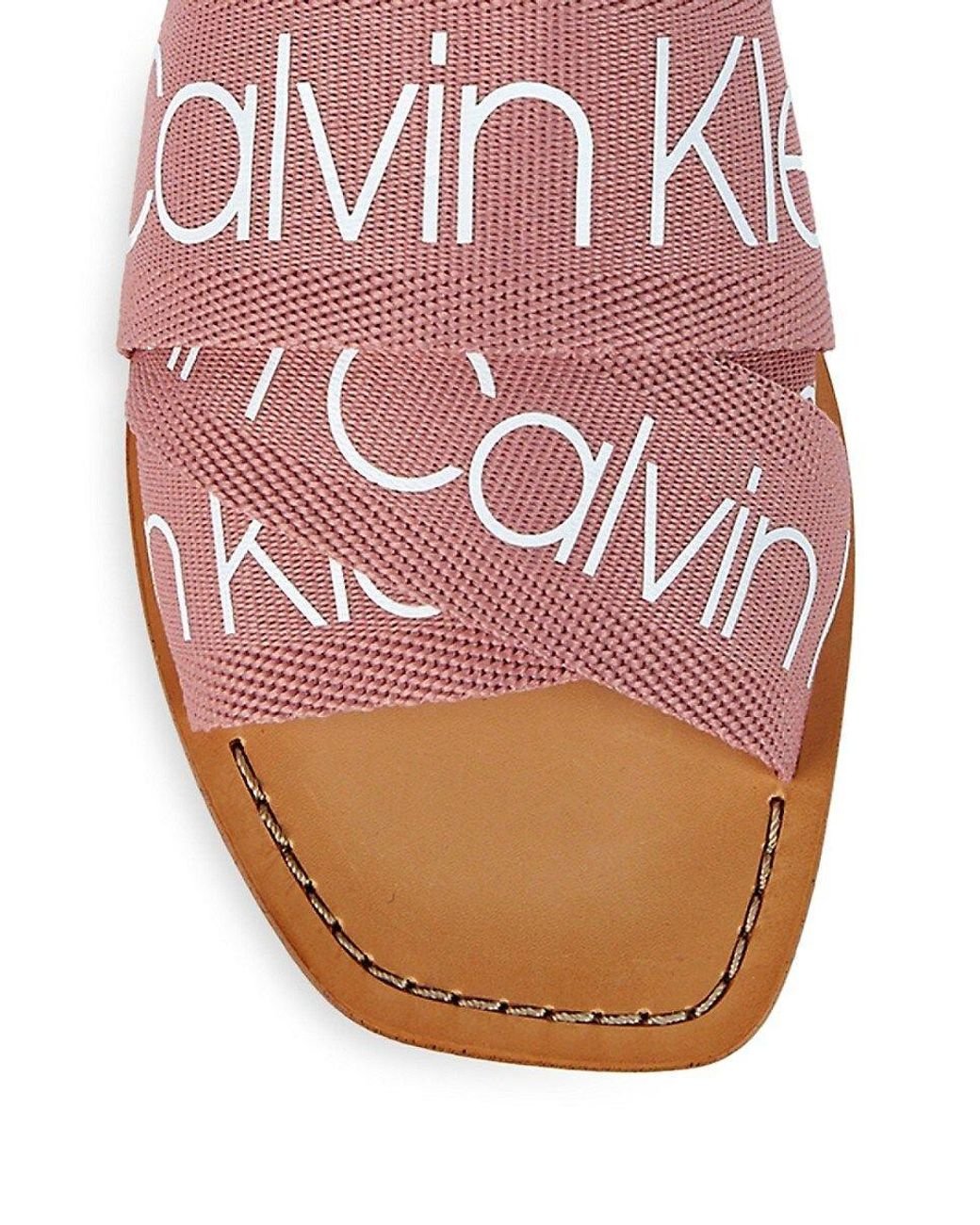 Calvin klein store slides pink
